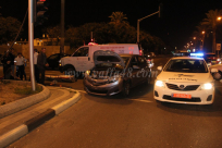 يافا: إصابة شخصين بحادث طرق بين مركبتين وسط المدينة 